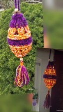 Lampion ~ handmade ~ Boho ~ Hängedeko ~ incl. Solar LED & Dämmerungssensor