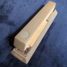 Vintage Bostitch Stapler Model B III Desktop, Gray Design, Made in the USA