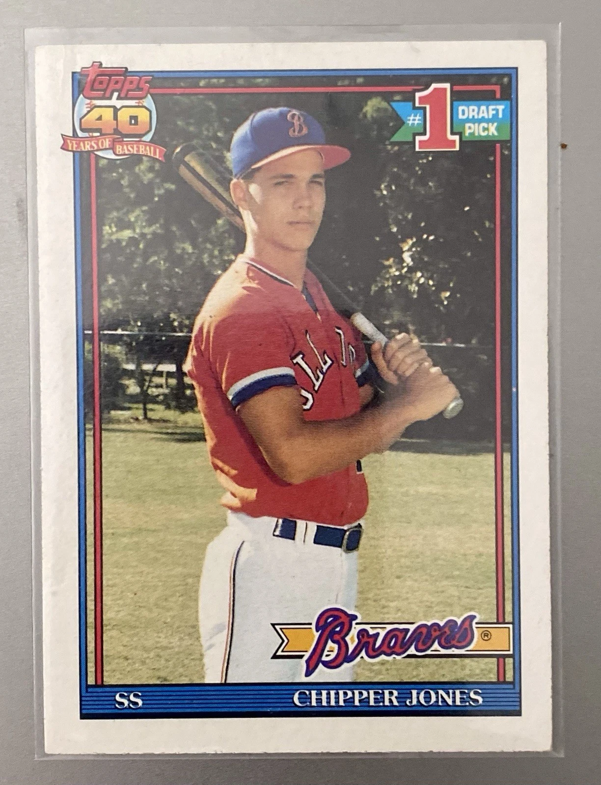 Chipper Jones trading card