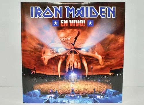 IRON MAIDEN ~ EN VIVO ~  3 x LP ~ UK IMPORT PARLOPHONE 2017