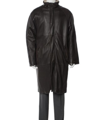 Loro Piana ディアスキン×カシミヤ レザーコート ブラック s-l400.jpg