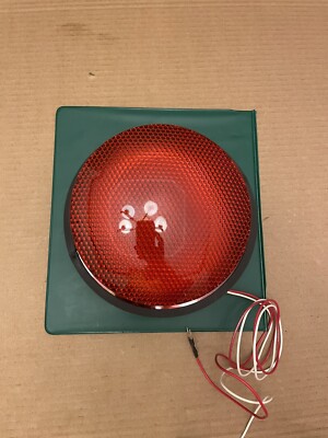 Lot of 2 GE GTx Traffic Signal Light Module 8'' - Red, Man Cave