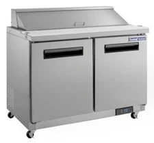 Central Exclusive 69K-008 Sandwich/Salad Table - Standard Unit, 12 Pan Capacity