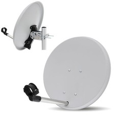 40 cm Satelliten SAT Spiegel Schüssel Stahl Camping Anntenne Mobile Caravan 