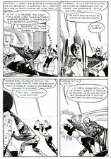 GIANT MAN LE PERIL DU PASSE PLANCHE DE MONTAGE ORIGINALE PAGE 28