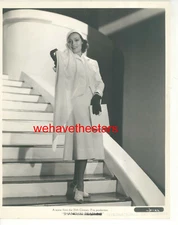 VINTAGE Dolores Del Rio CHIC GLAMOUR FASHION '38 HERSCHEL Publicity Portrait