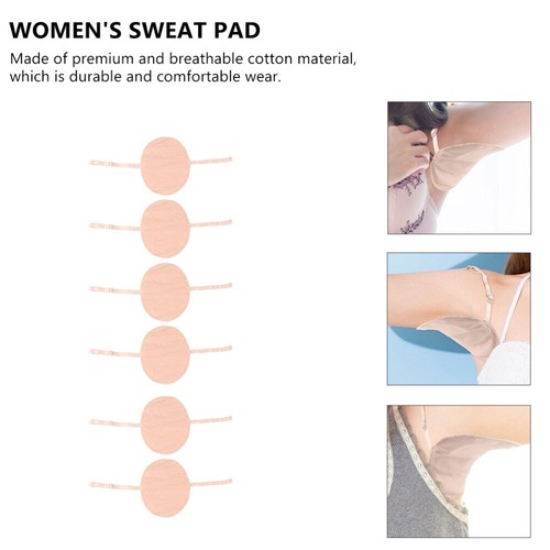 3 Pairs Schweißdicht Mann Waschbare Achselschweißpads Schweißsichere - Bild 8 von 12
