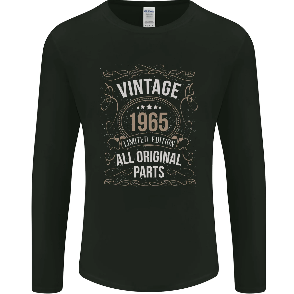 Maglietta Uomo Edizione Limitata '60° Compleanno 1965' - Idea Regalo Divertente E Cool, In Cotone Gildan, Taglia Regular