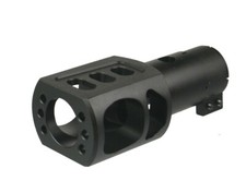 Black Mossberg 500 12 GA Muzzle Brake Reduce Recoil - Aluminum Anodized