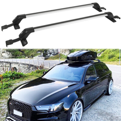 42.5'' Top Roof Rack Cross Bar Luggage Carrier Aluminum Lock For Audi A7/ S7/ RS7
