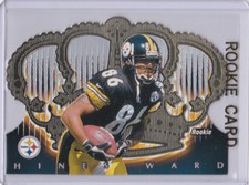 HINES WARD 1998 Pacific Crown Royale DIE-CUT ROOKIE CARD Steelers Football RC!