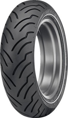 Dunlop 180/65B16 American Elite Rear Motorcycle Tire Narrow White Wall 45131818