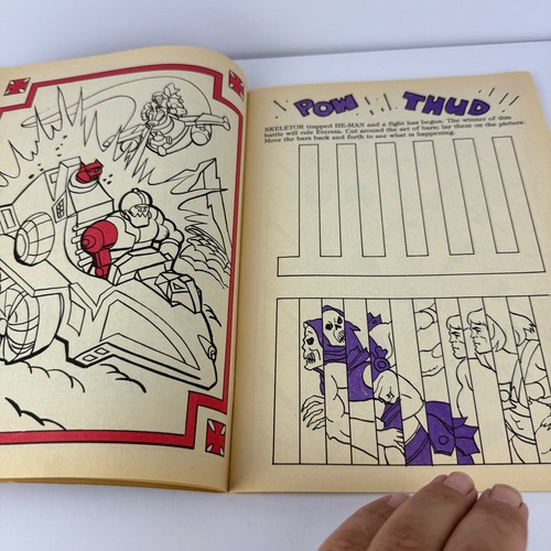 Vintage 1983 MOTU Masters of the Universe Color and Activity Book - Picture 6 of 13