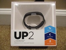 UP2 by Jawbone Sleep and Activity Tracker Bluetooth Wristband Fitness - Black