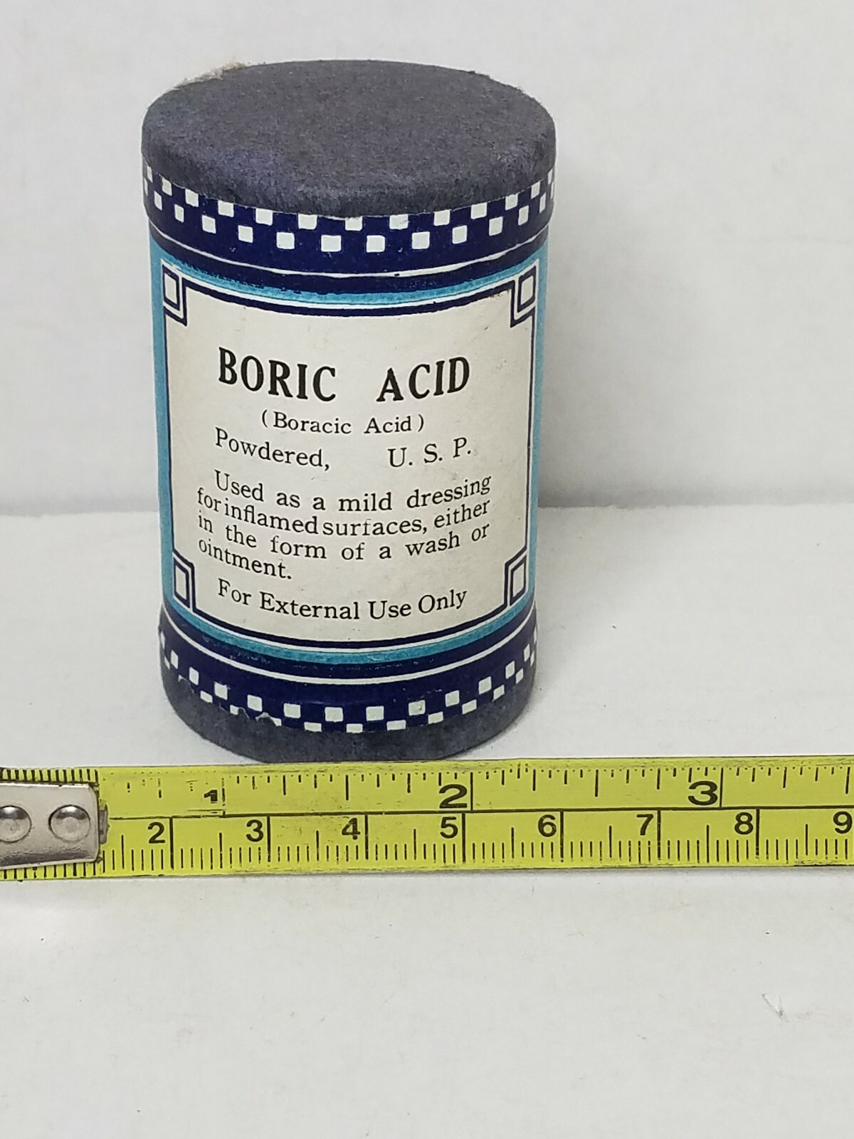 Vintage Boric 2 oz Cardboard Paper Bowman Mell Co Harrisburg PA eBay