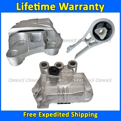 K3702 Motor & Trans Mount Set 3pc For 2018-2020 Jeep Compass 2.4L AUTO ...