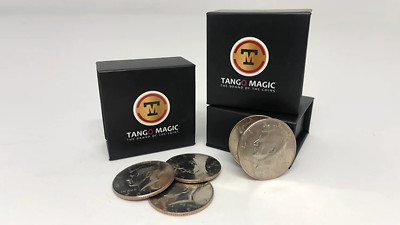 Perfect Shell Coin Set Half Dollar (Shell and 4 Coins D0201) by Tango Magic - Tr