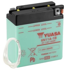Batterie für MUZ TS 125 1973 YUASA 6N11A-1B offen, trocken