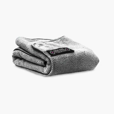 Muc Off Luxury Microfibre Polishing Cloth Poliertuch Mikrofasertuch Grau Tuch