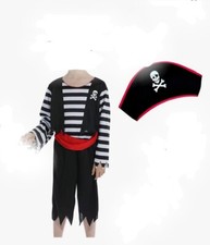 Halloween Childs Pirates Costume size 3 to 4 T