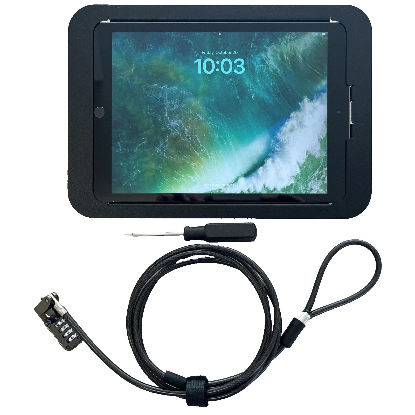 Black Metal/aluminio lector electrónico y tablet cascos de protección/Skins Folios