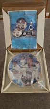 KEN GRIFFEY JR HOF SIGNED VTG GARTLAN SEATTLE MARINERS PLATE and STAND