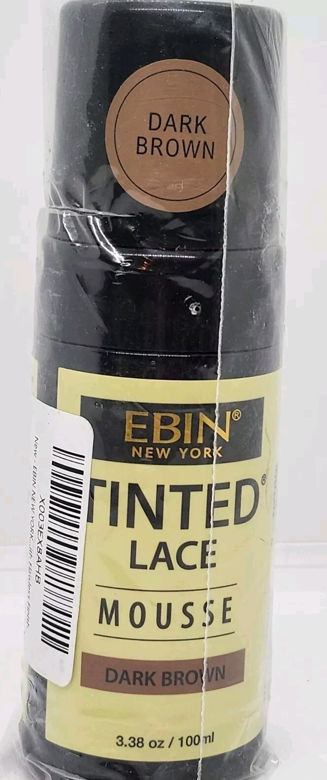 Mousse de encaje teñido marrón oscuro - 3,38 oz / 100 ml-image