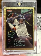Marketplace image: 2022 Bowman’s Best CHRISTIAN SANTANA #UFO-8 UFO Superfractor 1/1