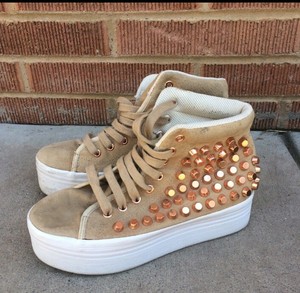 studded platform sneakers