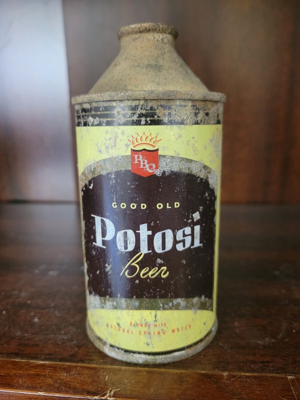 POTOSI BEER CONE TOP   WOW!