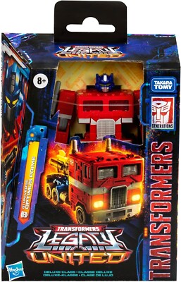 Transformers Legacy United Deluxe Class G1 Universe Optimus Prime, IN  STOCK 5010993937974|