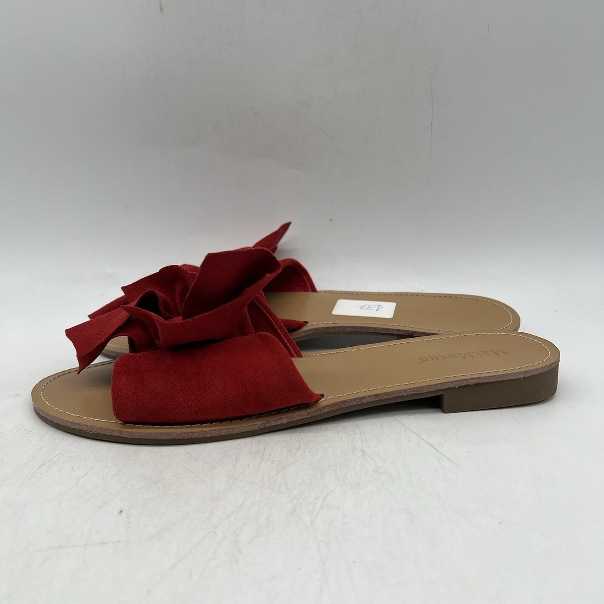 MaxMuxun Womens Comfort Casual Thong Flat Sandals Slipper Shoes