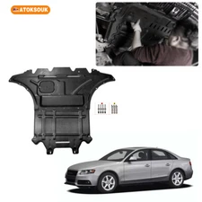 Engine Skid Plate For 2009-2016 Audi A4 Under Splash Shield Heavy Duty