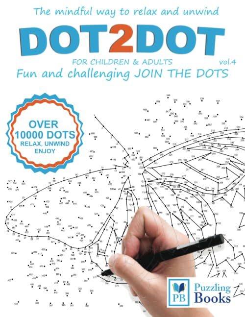 DOT-TO-DOT For Children & Adults Fun and Challenging Join the Dots: The mindful - Image 2