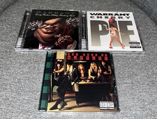 Warrant 3 CD Lot Dirty Rotten Filthy Stinking Rich, Cherry Pie, The Best Of