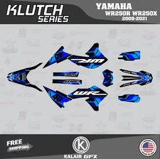 Graphics Kit for YAMAHA WR250X WR250R (2008-2021) KLUTCH-blue