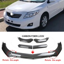 Carbon Fiber Style For Toyota Corolla 2008-13 Front Bumper Lip Body Kit Spoiler