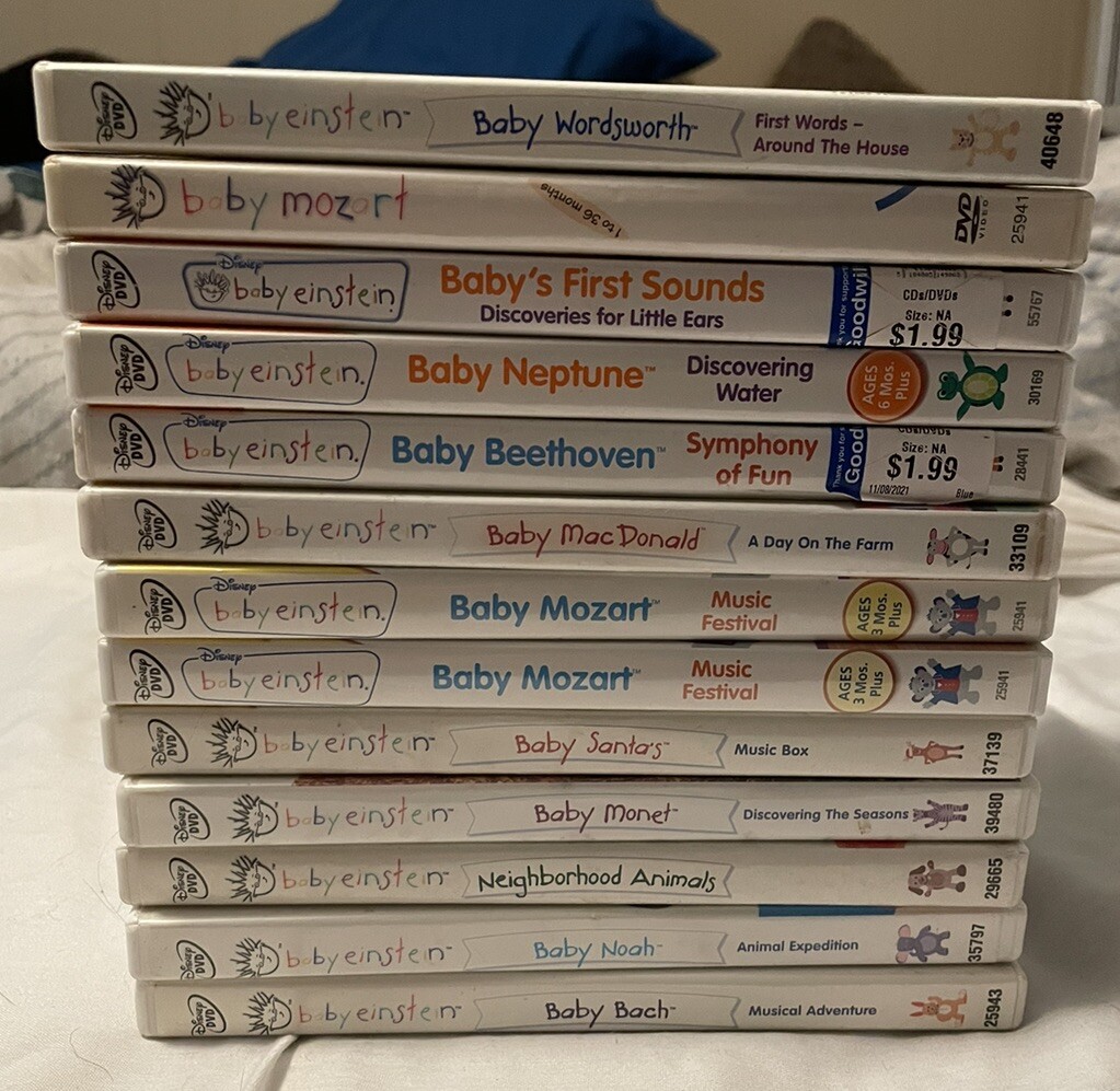 Baby Einstein DVD Newton Da Vinci Beethoven Monet & Mozart