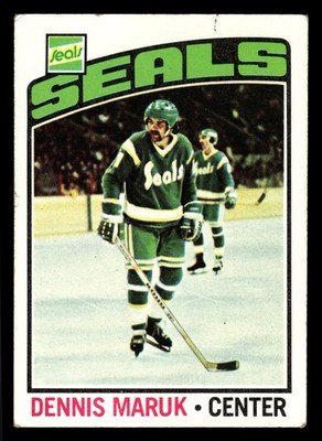 1976-77 Topps Dennis Maruk RC #86 - California Golden Seals - VG