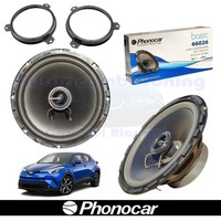 Phonocar 66026 16,5 Cm Koaxial- Lautsprecher 2-Wege FüR Toyota CHR I-II 60W