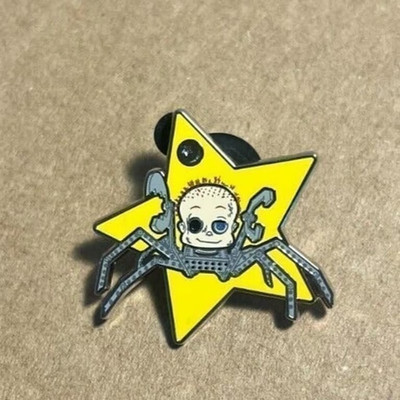 Disney Trading Pin Babyface Spider Sid's Toy Yellow Star HD Pixar Toy Story