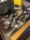 9 Seiko & 1 Citizen Lot Of 10 Mens Vintage Wrist Watches