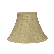 58003, Bell Uno Lamp Shade, Light Gold, 6" Top x 13" Bottom x 9" Slant Height...