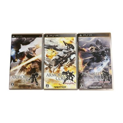 Armored Core Portable Silent Line Last Raven PSP 3 Game Set Exclusive
