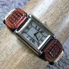 Unbranded Women Western Tank Rectangular Quartz Analog 21mm Watch 6 1/2"