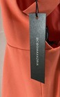 BCBGMAXAZRIA Women's Coral V-Neck Cross Back Slit Evening Gown Dress NWT Size 8 — photo 4