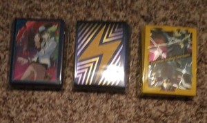 Lot of 3 POKEMON TCG 65 Pack SEALED CARD SLEEVES