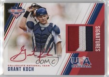 2018 Panini USA Baseball Stars & Stripes Prime 23/25 Grant Koch #8 Auto 12i0
