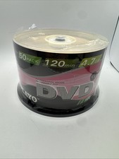 PLAYO DVD-R 50 Pack 4.7 GB 120 Min Blank Media Discs Sealed New