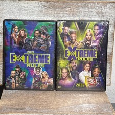 Lot of 2 WWE Extreme Rules 2021, 2022 Roman Reigns, Alexis Bliss, Liv Morgan New
